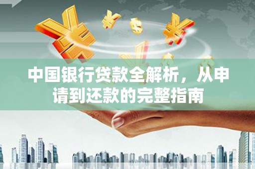 久治中国银行贷款全解析，从申请到还款的完整指南
