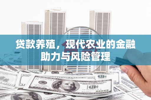 久治贷款养殖，现代农业的金融助力与风险管理