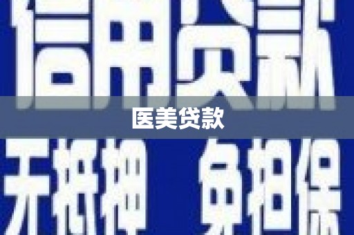 久治医美贷款