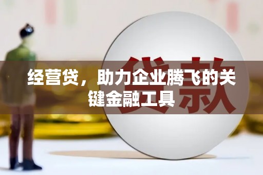 久治经营贷，助力企业腾飞的关键金融工具