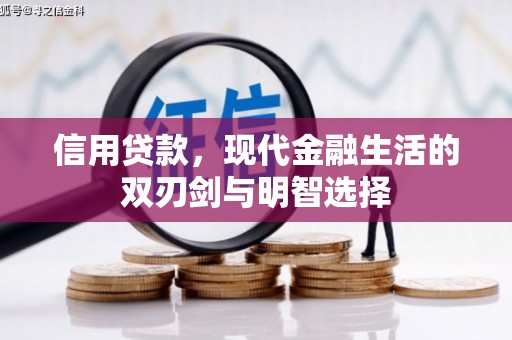 久治信用贷款，现代金融生活的双刃剑与明智选择