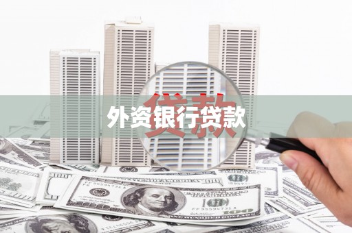久治外资银行贷款