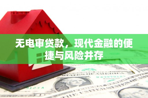 久治无电审贷款，现代金融的便捷与风险并存