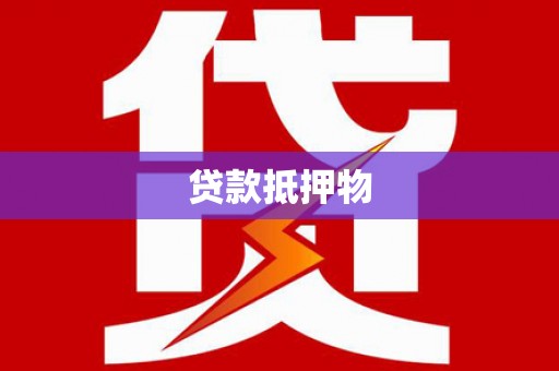 久治贷款抵押物