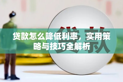 久治贷款怎么降低利率，实用策略与技巧全解析