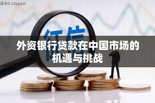 久治外资银行贷款在中国市场的机遇与挑战