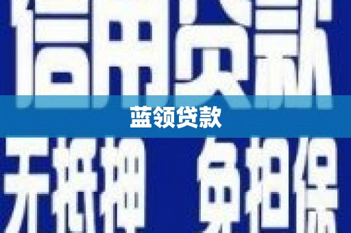 久治蓝领贷款