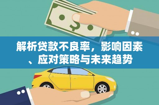 久治解析贷款不良率，影响因素、应对策略与未来趋势