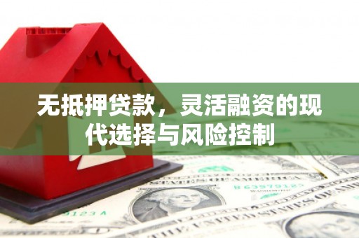 久治无抵押贷款，灵活融资的现代选择与风险控制