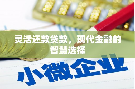 久治灵活还款贷款，现代金融的智慧选择