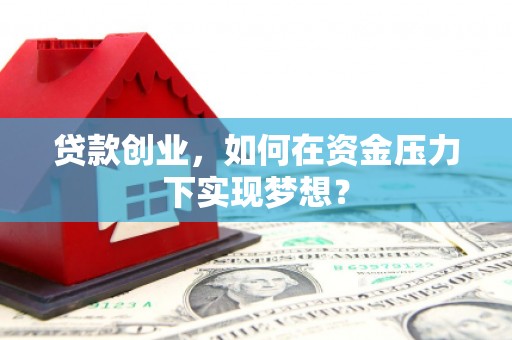 久治贷款创业，如何在资金压力下实现梦想？
