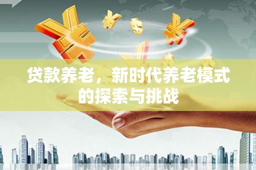 久治贷款养老，新时代养老模式的探索与挑战