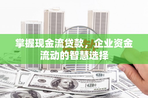 久治掌握现金流贷款，企业资金流动的智慧选择