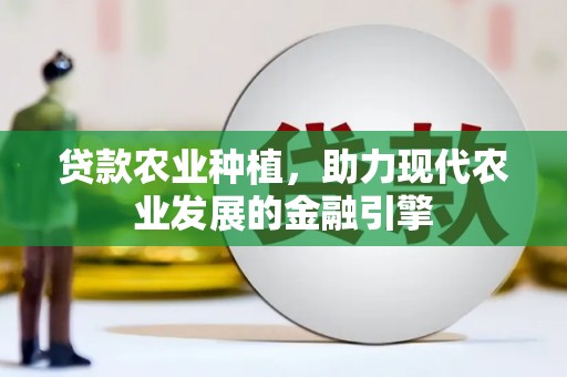 久治贷款农业种植，助力现代农业发展的金融引擎