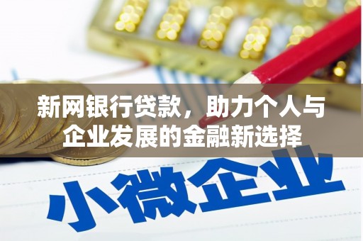 久治新网银行贷款，助力个人与企业发展的金融新选择