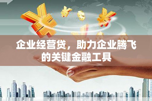 久治企业经营贷，助力企业腾飞的关键金融工具