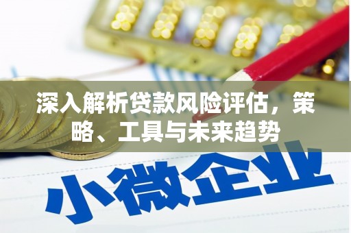 久治深入解析贷款风险评估，策略、工具与未来趋势