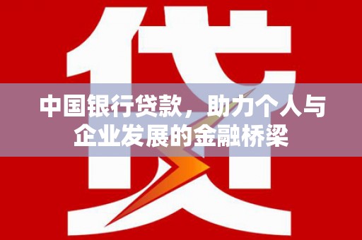 久治中国银行贷款，助力个人与企业发展的金融桥梁