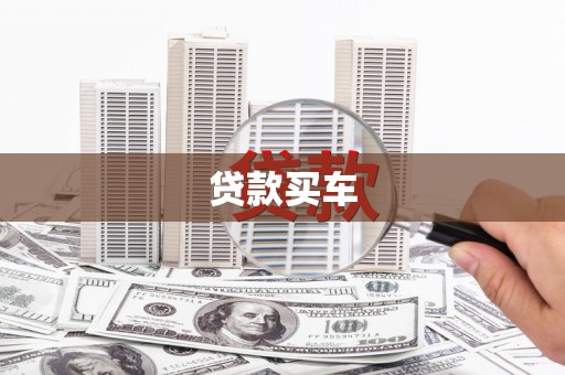 久治贷款买车