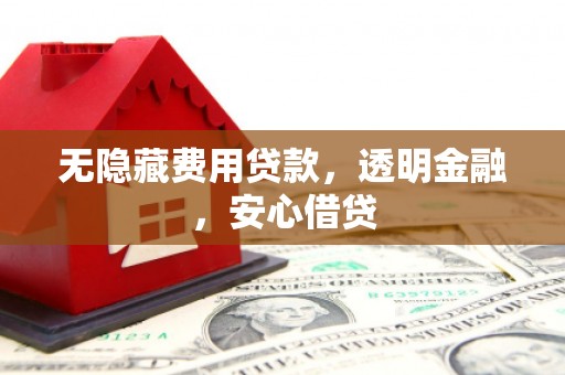 久治无隐藏费用贷款，透明金融，安心借贷
