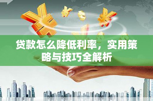 久治贷款怎么降低利率，实用策略与技巧全解析