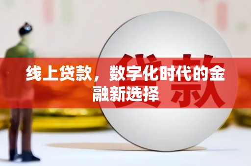 久治线上贷款，数字化时代的金融新选择