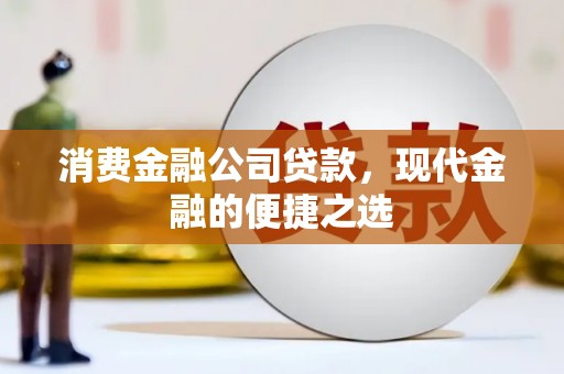 久治消费金融公司贷款，现代金融的便捷之选