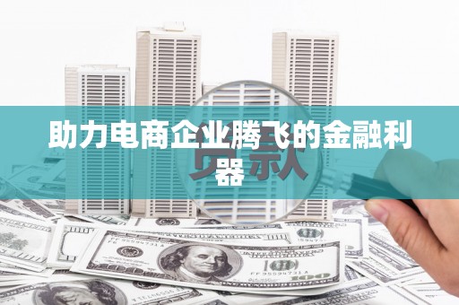 久治助力电商企业腾飞的金融利器