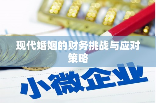 久治现代婚姻的财务挑战与应对策略